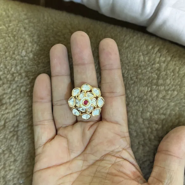 Red_Uncut_Ruby_Gold_Plated_Kundan_Ring