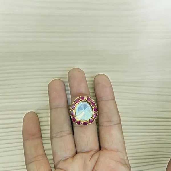 Red_Dazzling_Uncut_Red_Ruby_Kundan_Ring