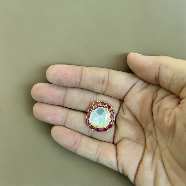 Red_Dazzling_Uncut_Red_Ruby_Kundan_Ring