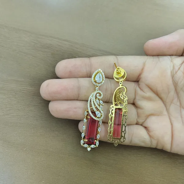 Ruby_Premium_Quality_American_Diamond_Earring_For_Women