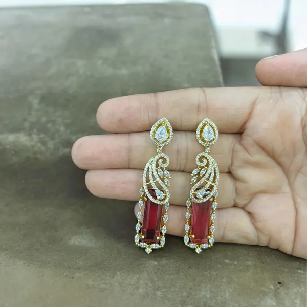 Ruby_Premium_Quality_American_Diamond_Earring_For_Women