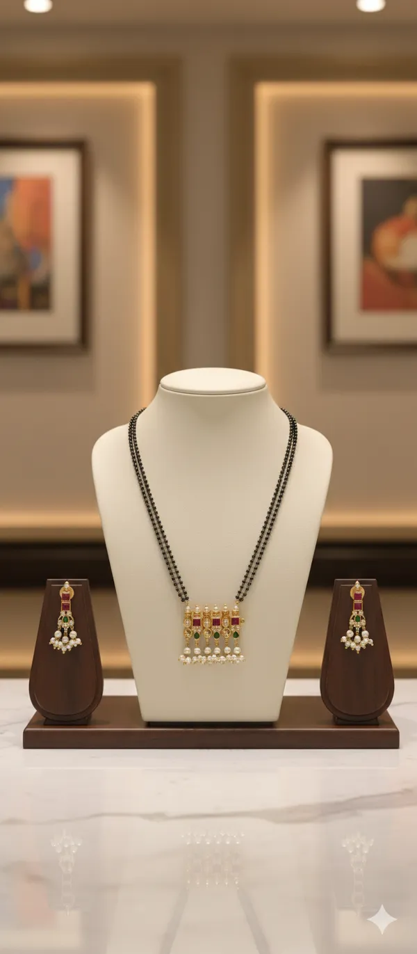 The_Jharokha_Jadau_Mangalsutra_Set