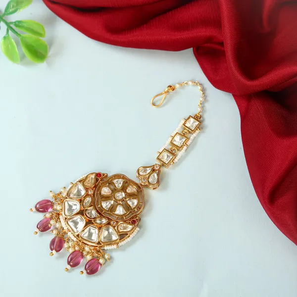 Ruby_White_Glorious_Gold_Plated_Ruby_White_Kundan_Tikka