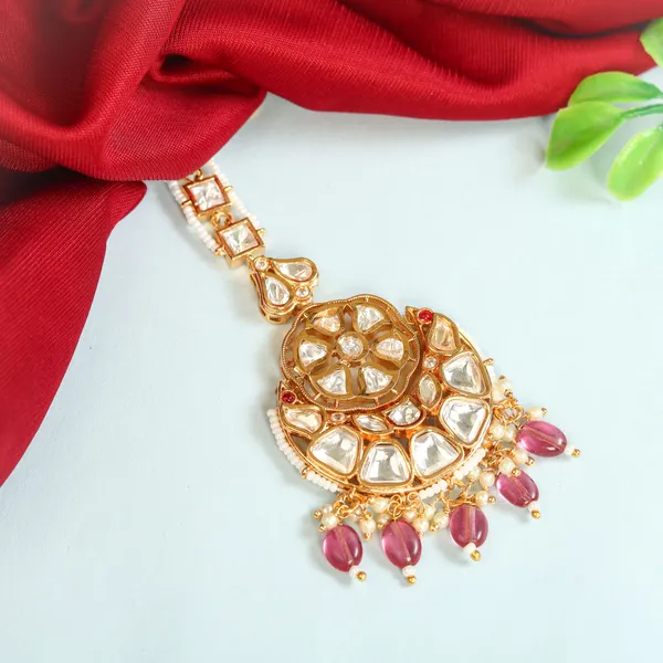 Ruby_White_Glorious_Gold_Plated_Ruby_White_Kundan_Tikka