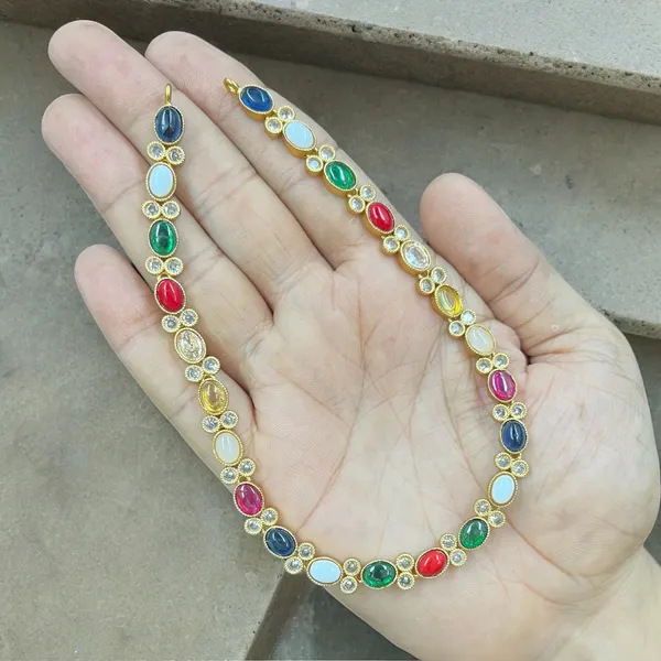 Navaratna_Antique_Cz_Stone_Necklace_Set_For_Women