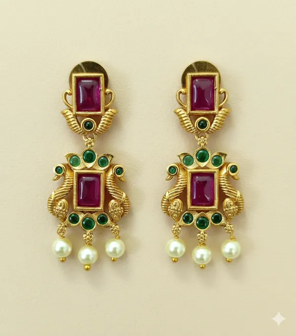 Rajwada_Full_Ruby_Green_Pearl_Bridal_Choker_Set