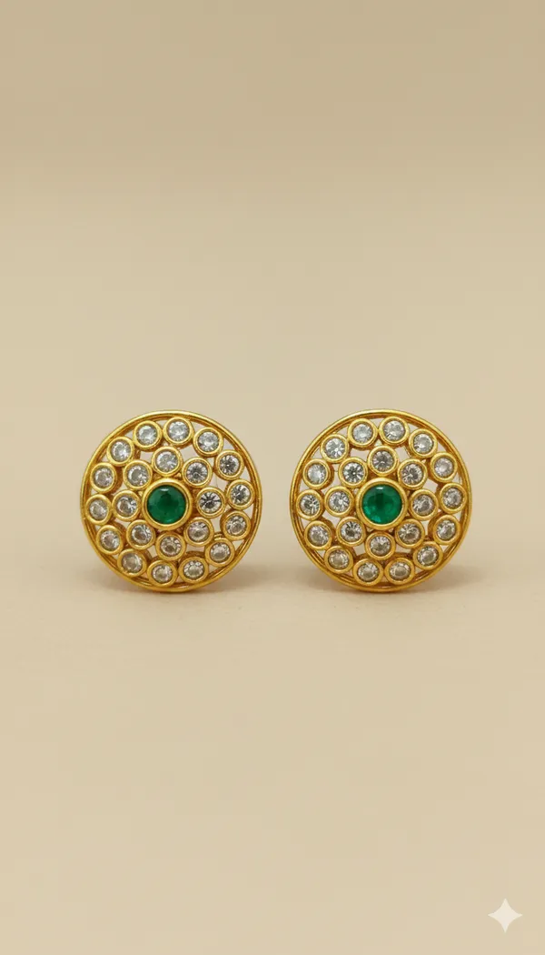 Ruby_Green_Dazzling_Chakra_Gold_Plated_Mangalsutra