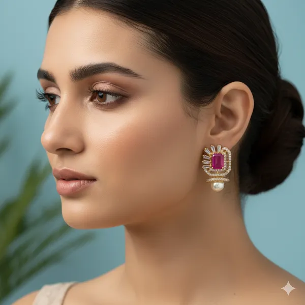Multicoloured_Gold_Plated_studs