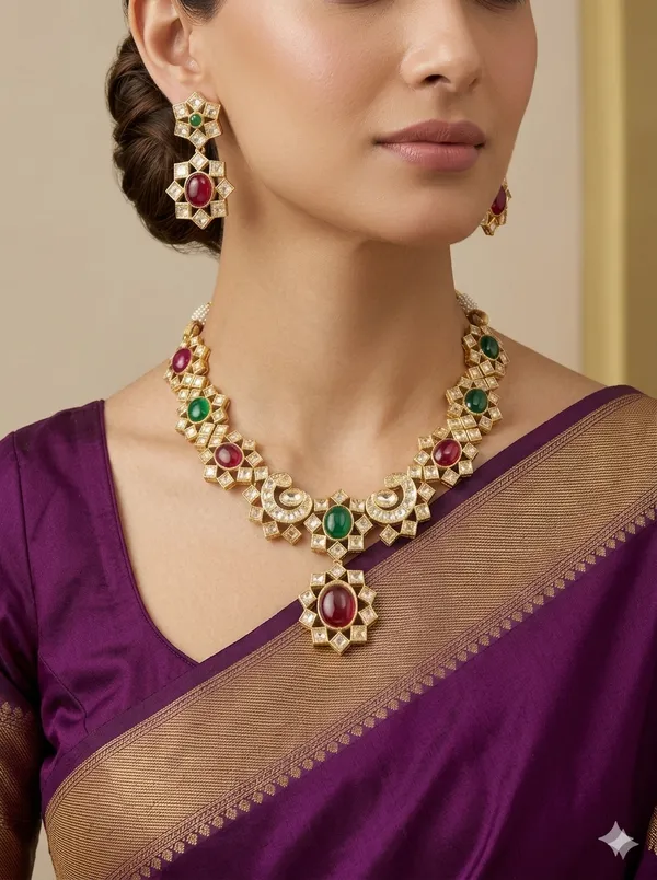 Ruby_Green_Blossom_Royale_Necklace_Set