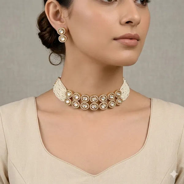 Beautiful_Multicoloured_Stone_Stubbed_Kundan_Choker_Set