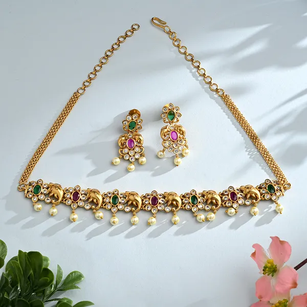 Gold_Plated_Choker_Set
