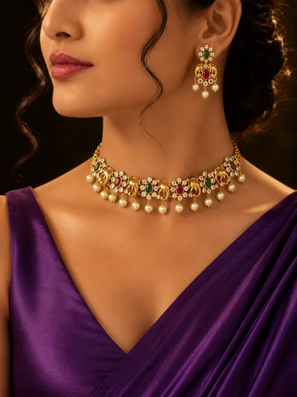 Gold_Plated_Choker_Set