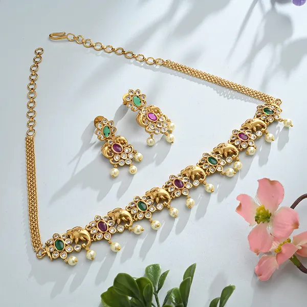 Gold_Plated_Choker_Set