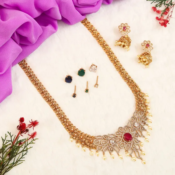 Changeable_Stone_Antique_Cz_Changeable_Stone_Long_Necklace_Set