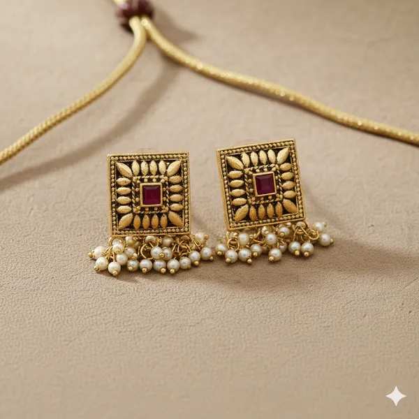 Traditional_Gold_Bead_Bridal_Necklace_Set