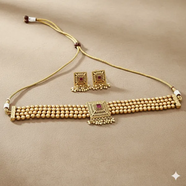 Traditional_Gold_Bead_Bridal_Necklace_Set