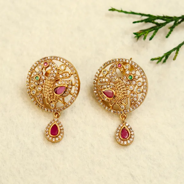 Antique_Peacock_CZ_Stone_Necklace_Set