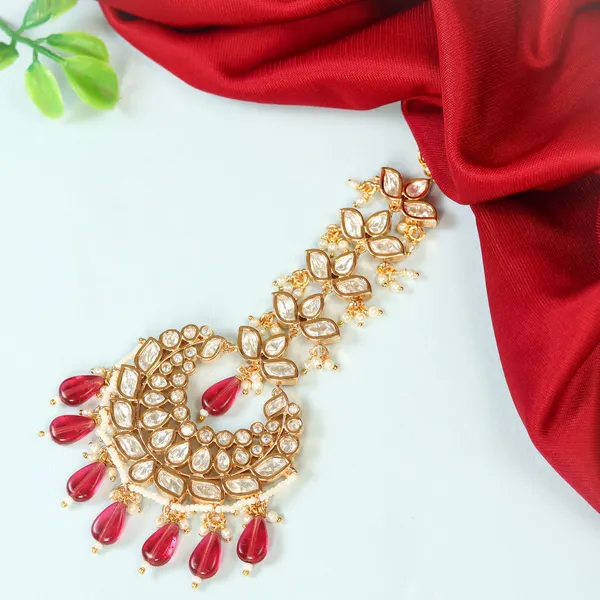 Ruby_White_White_Stone_With_Red_Drops_Kundan_Tikka