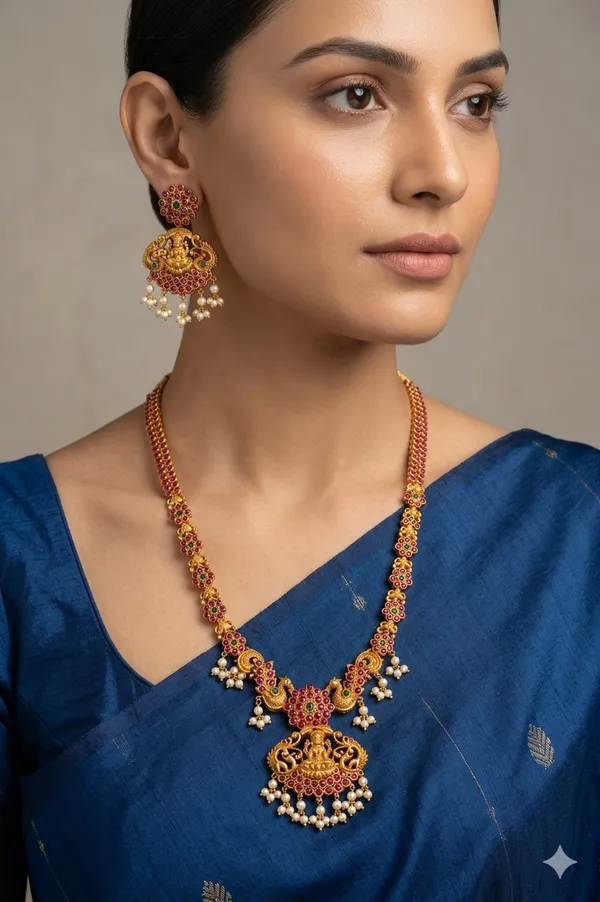 Antique_Lakshmi_Long_Necklace_Set