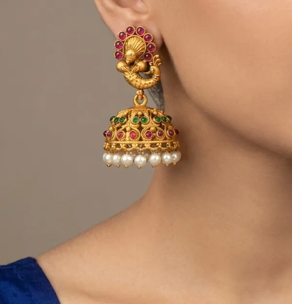 Lakshmi_Pearl_Jhumkas