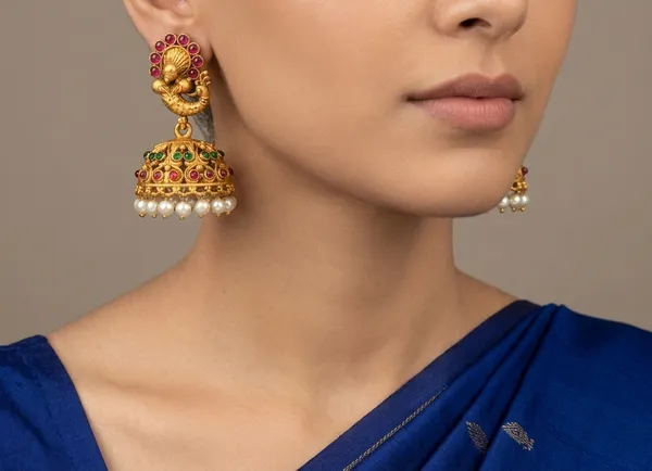 Lakshmi_Pearl_Jhumkas
