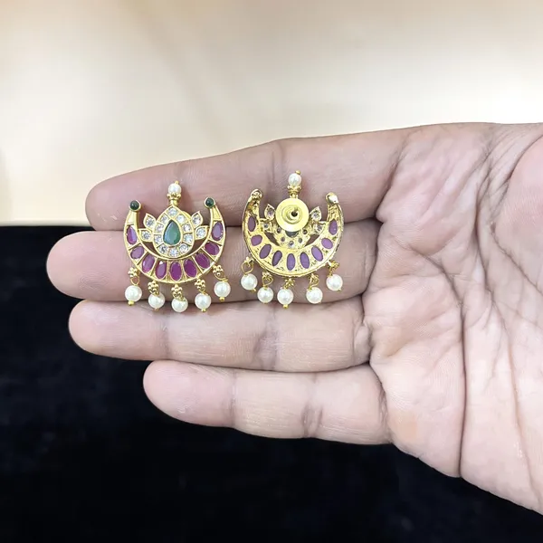 Ruby_Green_Brass_Premium_Studs