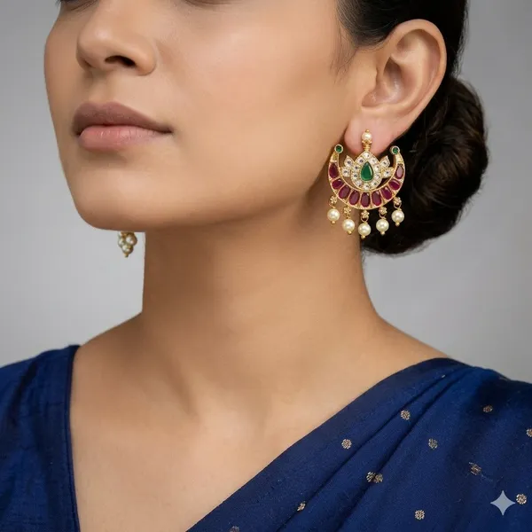 Ruby_Green_Brass_Premium_Studs