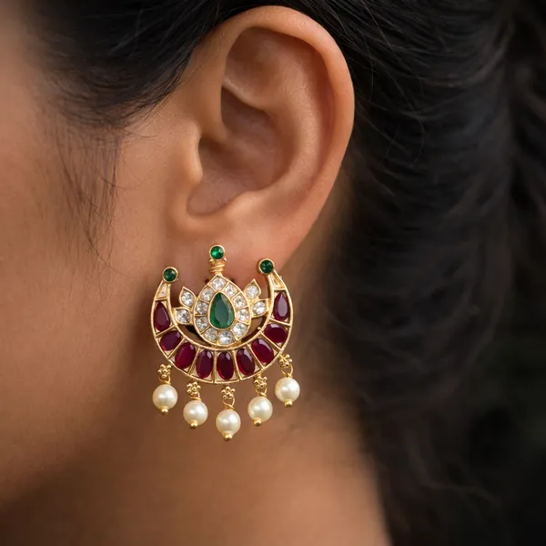 Ruby_Green_Brass_Premium_Studs