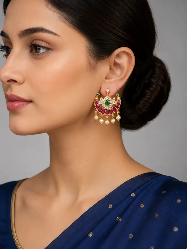 Ruby_Green_Brass_Premium_Studs