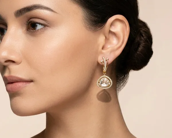 Amrapalli_Gold_Plated_Multicoloured_Earring_Set