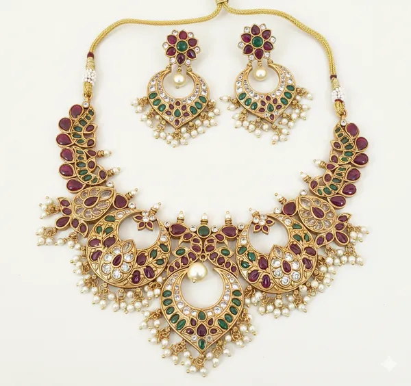 The_Rajwada_Chand-Vilas_Necklace_Set
