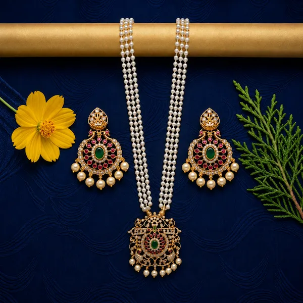 Ruby_Green_Royale_Pearl_Haram_Necklace_Set