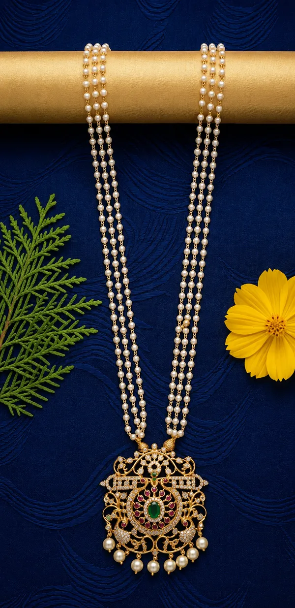 Ruby_Green_Royale_Pearl_Haram_Necklace_Set
