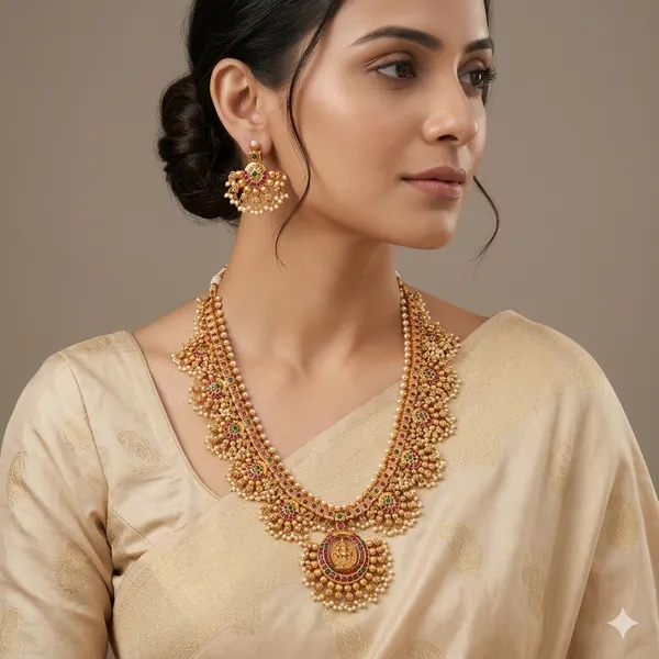 Chandrika_Antique_Long_Necklace_Set