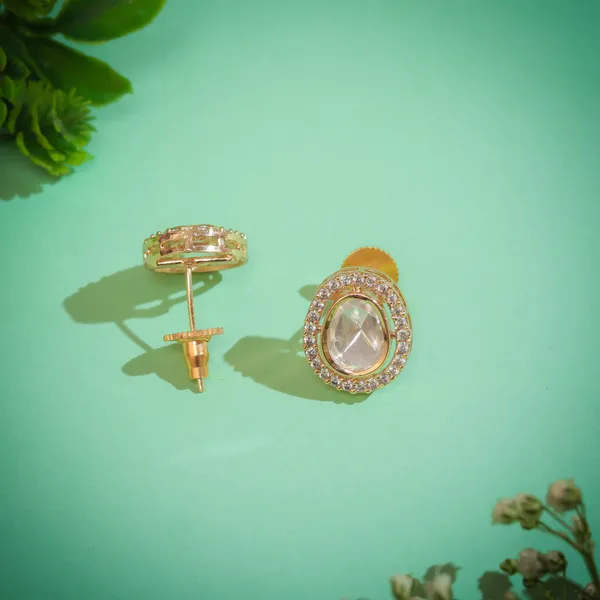 White_Uncut_Shaped_Kundan_Chain_Set