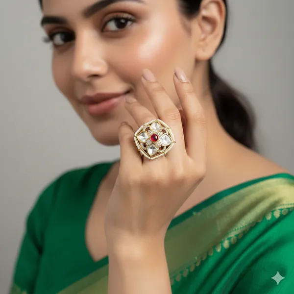 Red_Stunning_Mother_Of_Pearl_Red_Ruby_Kundan_Ring