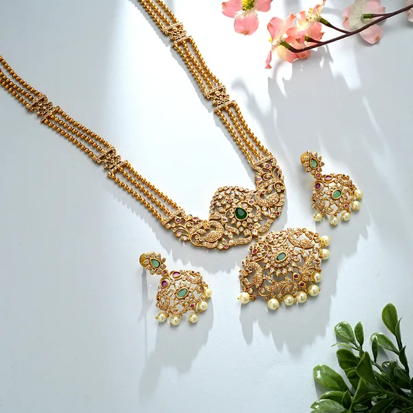 Gold_Plated_Bridal_Necklace_Set