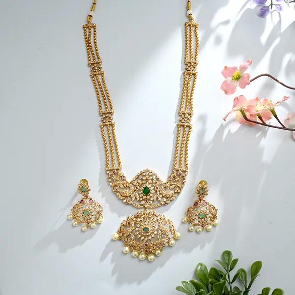 Gold_Plated_Bridal_Necklace_Set
