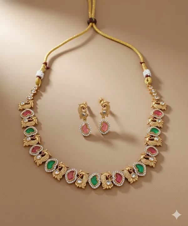 Ruby_Green_Paisley_Royale_Necklace_Set