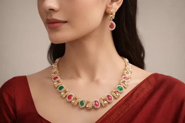 Ruby_Green_Paisley_Royale_Necklace_Set