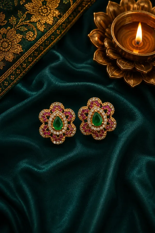 Emerald_Bloom_Mangalsutra_Set
