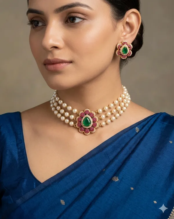 Emerald_Maharani_Choker_Set