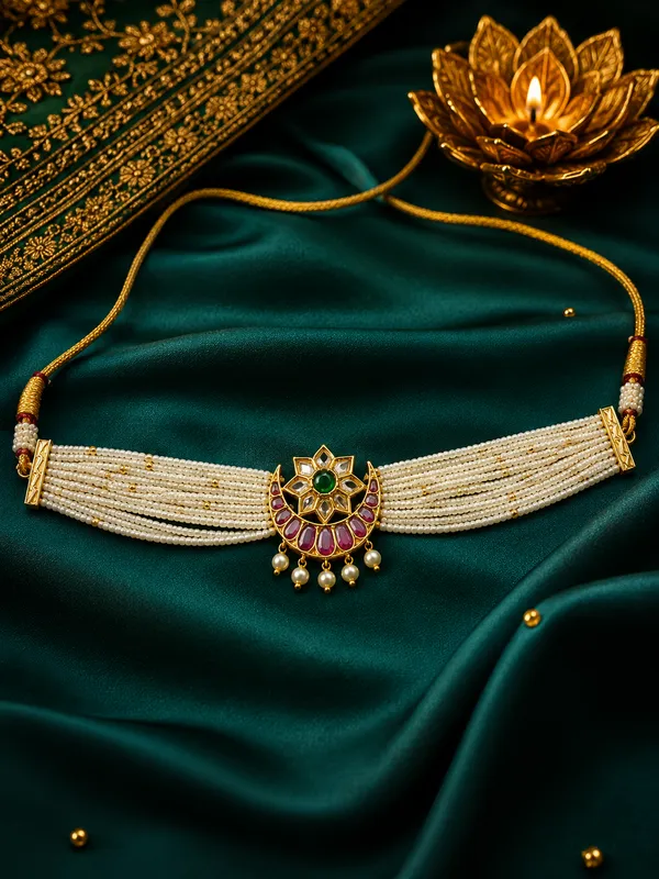 Padmika_Pearl_Choker_Set