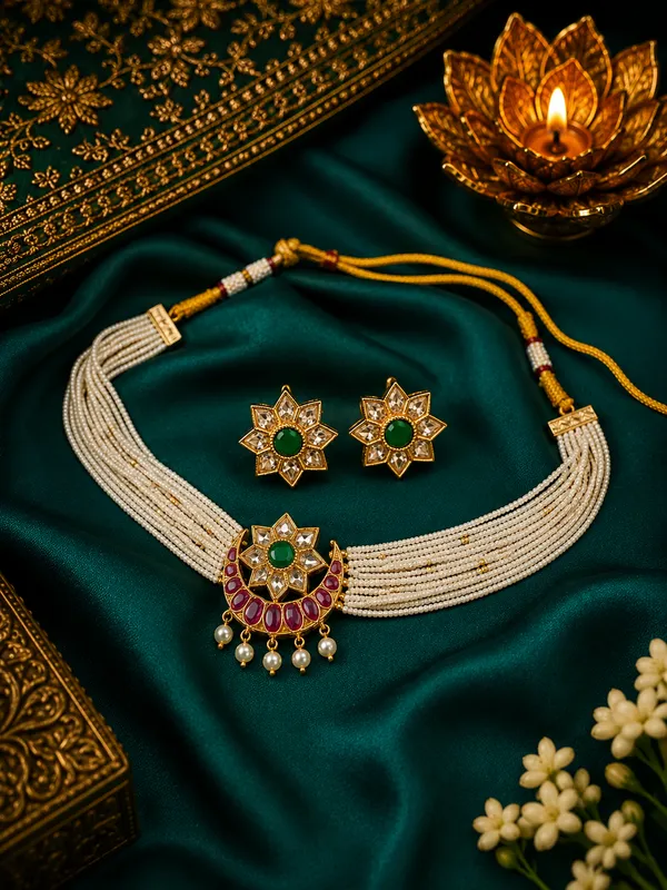 Padmika_Pearl_Choker_Set