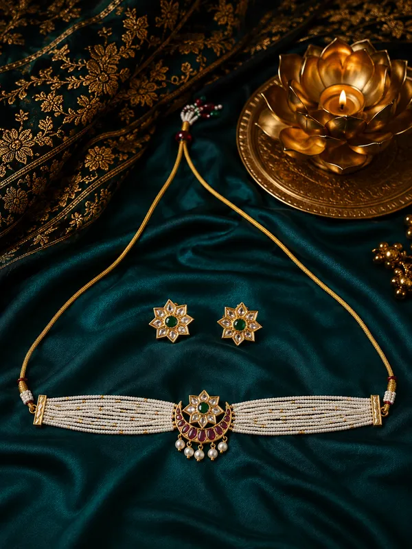 Padmika_Pearl_Choker_Set