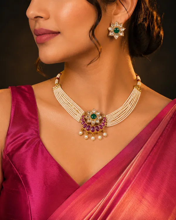 Padmika_Pearl_Choker_Set