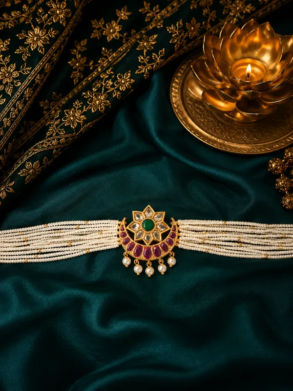 Padmika_Pearl_Choker_Set
