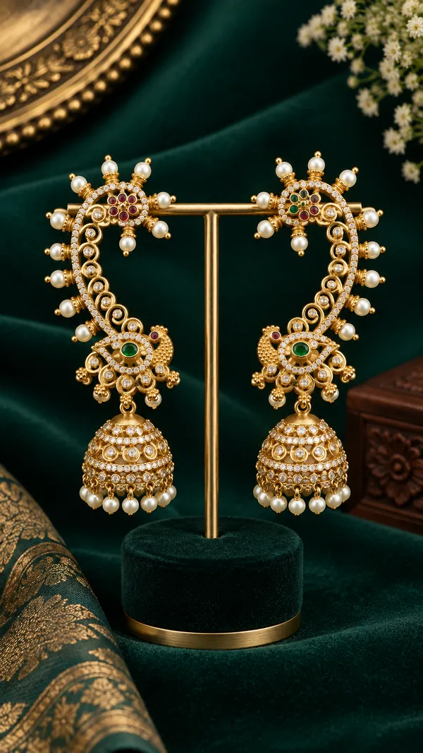 Gaurika_Jhumka_Earrings