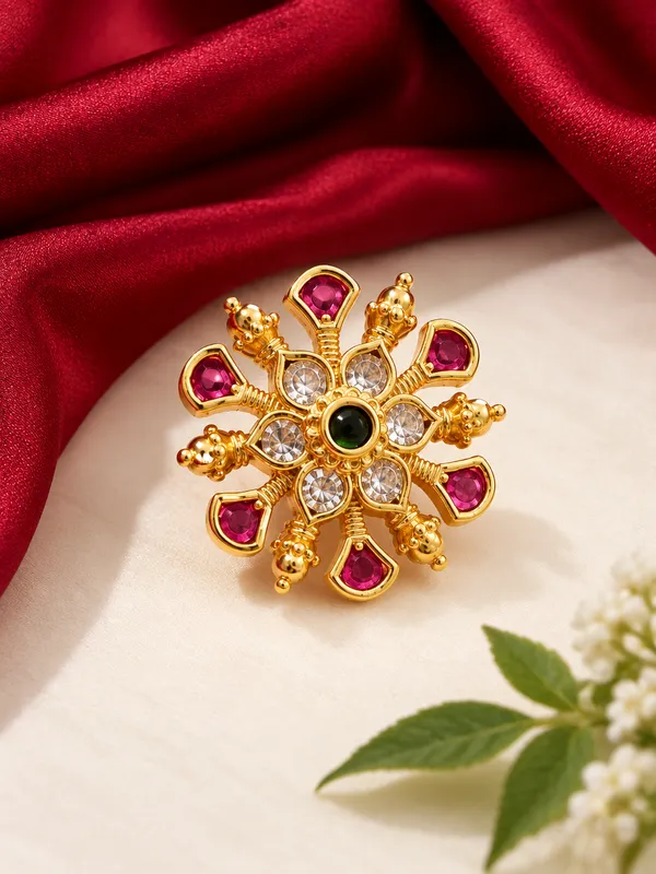 Gulbahar_Ruby_Green__Studs