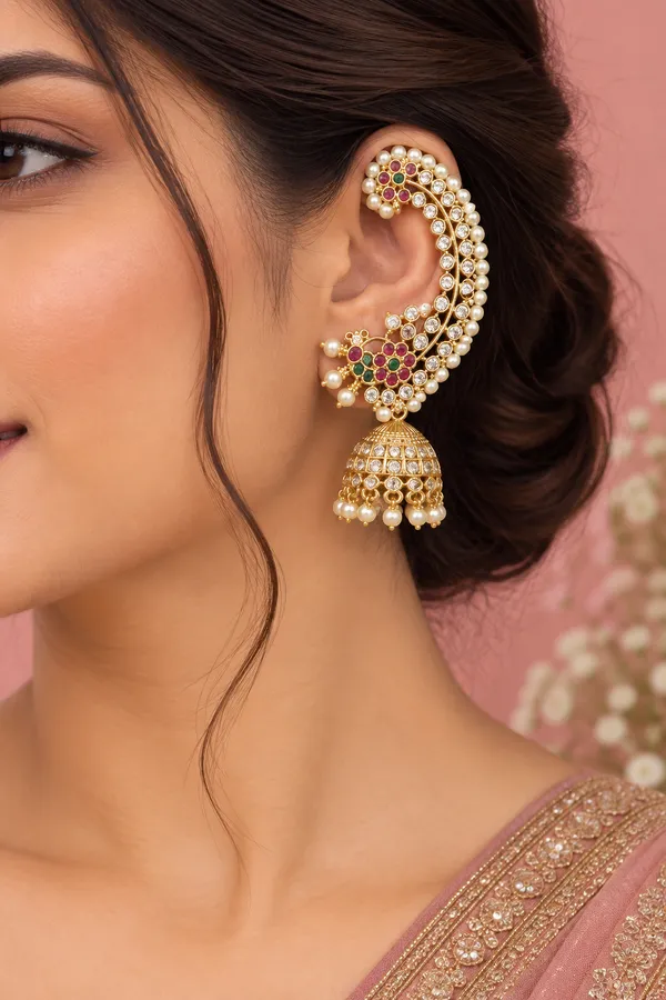 Gulrani_Pearl_Jhumka_Earrings